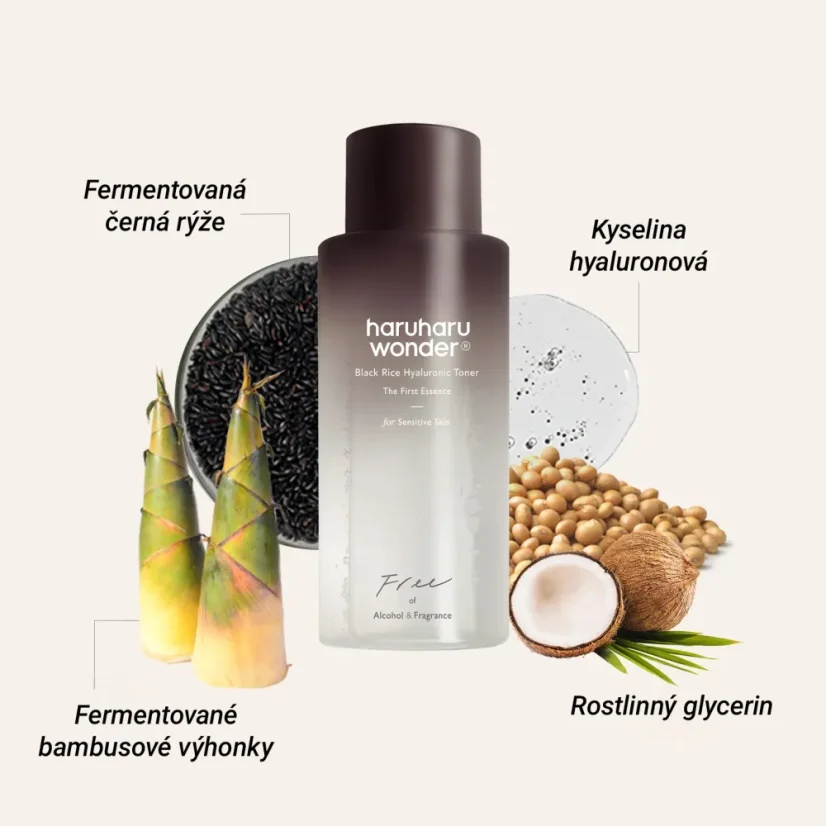 Haruharu WONDER - Black Rice Hyaluronic Toner Fragrance Free 150ml