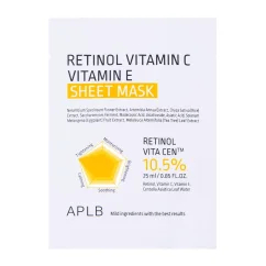 APLB - Retinol Vitamin C Vitamin E Sheet Mask 25ml