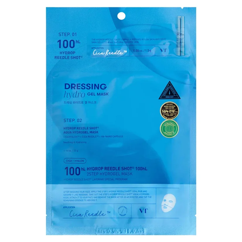 VT - Hydrop Reedle Shot 100hL 2-Step Hydrogel Mask 1.5g + 33g