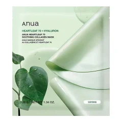 Anua - Heartleaf 70 Soothing Collagen Mask 38g Anua - Heartleaf 70 Soothing Collagen Mask 38g