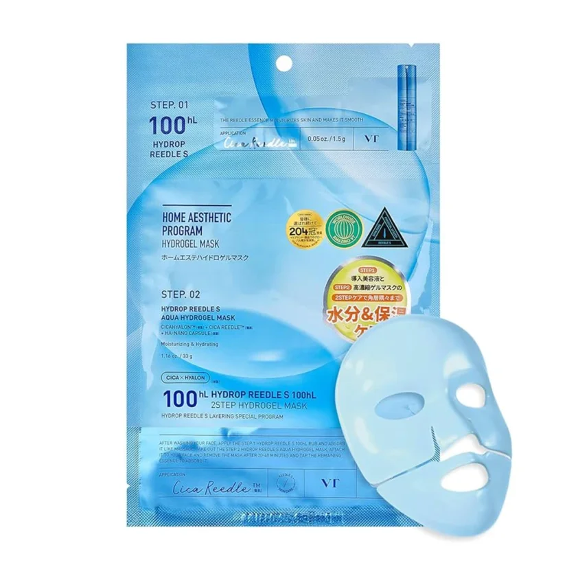 VT - Hydrop Reedle Shot 100hL 2-Step Hydrogel Mask 1.5g + 33g