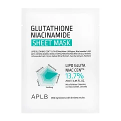 APLB - Glutathione Niacinamide Sheet Mask APLB - Glutathione Niacinamide Sheet Mask
