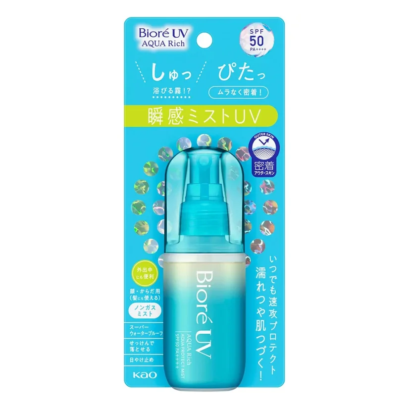 Kao - Biore UV Aqua Rich Aqua Protect Mist SPF50 PA++++ 60ml