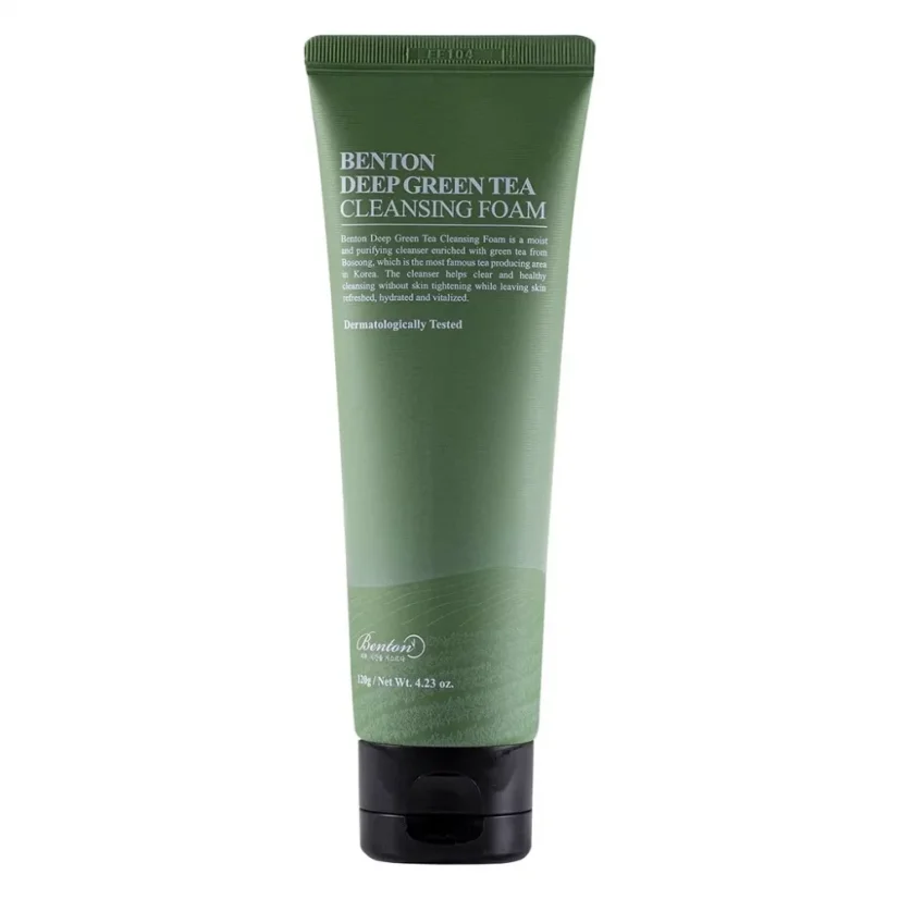 Benton - Deep Green Tea Cleansing Foam 120g