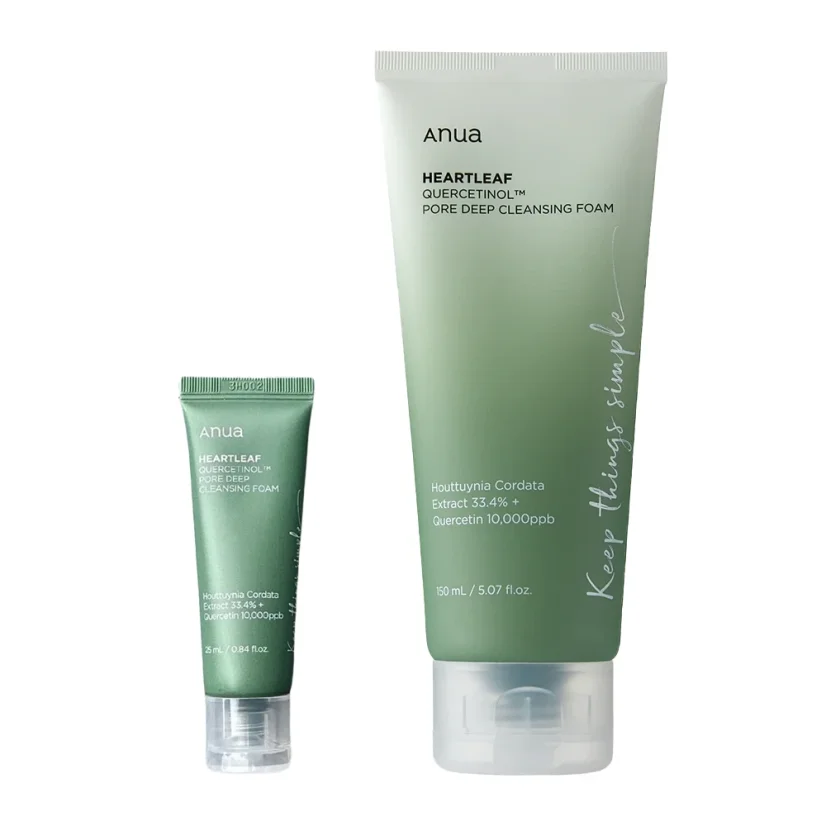 Anua - Heartleaf Quercetinol Pore Deep Cleansing Foam Mini 25ml a 150ml