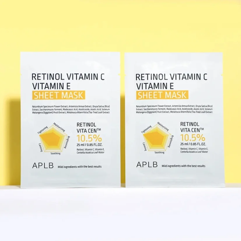 APLB - Retinol Vitamin C Vitamin E Sheet Mask 25ml