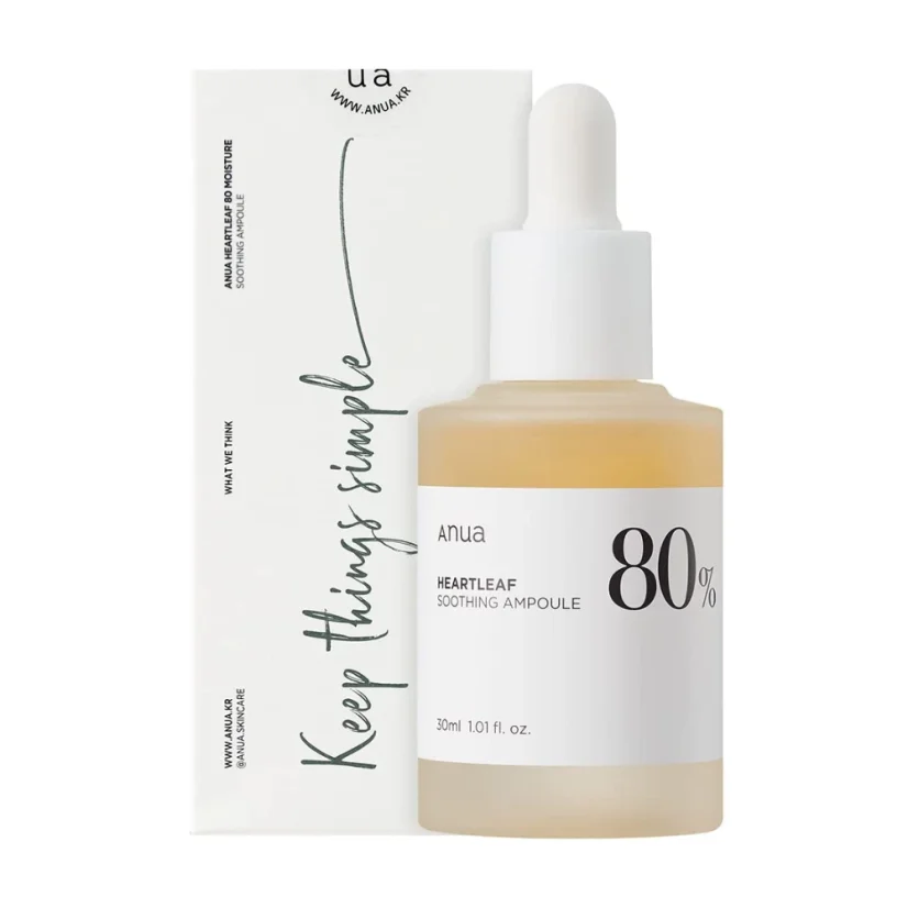 Anua - Heartleaf 80% Soothing Ampoule 30ml