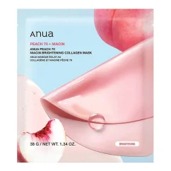 Anua - Peach 70 Niacin Brightening Collagen Mask 38g Anua - Peach 70 Niacin Brightening Collagen Mask 38g