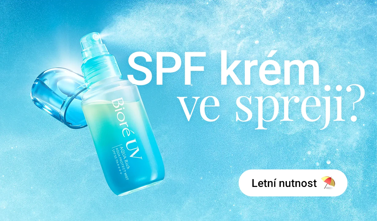 SPF krém ve spreji? Kao - Biore UV Aqua Rich Aqua Protect Mist SPF50