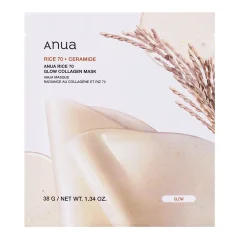 Anua - Rice 70 Glow Collagen Mask 38g Anua - Rice 70 Glow Collagen Mask 38g