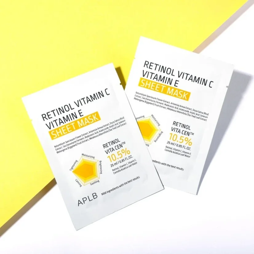 APLB - Retinol Vitamin C Vitamin E Sheet Mask 25ml