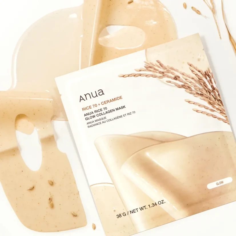Anua - Rice 70 Glow Collagen Mask 38g