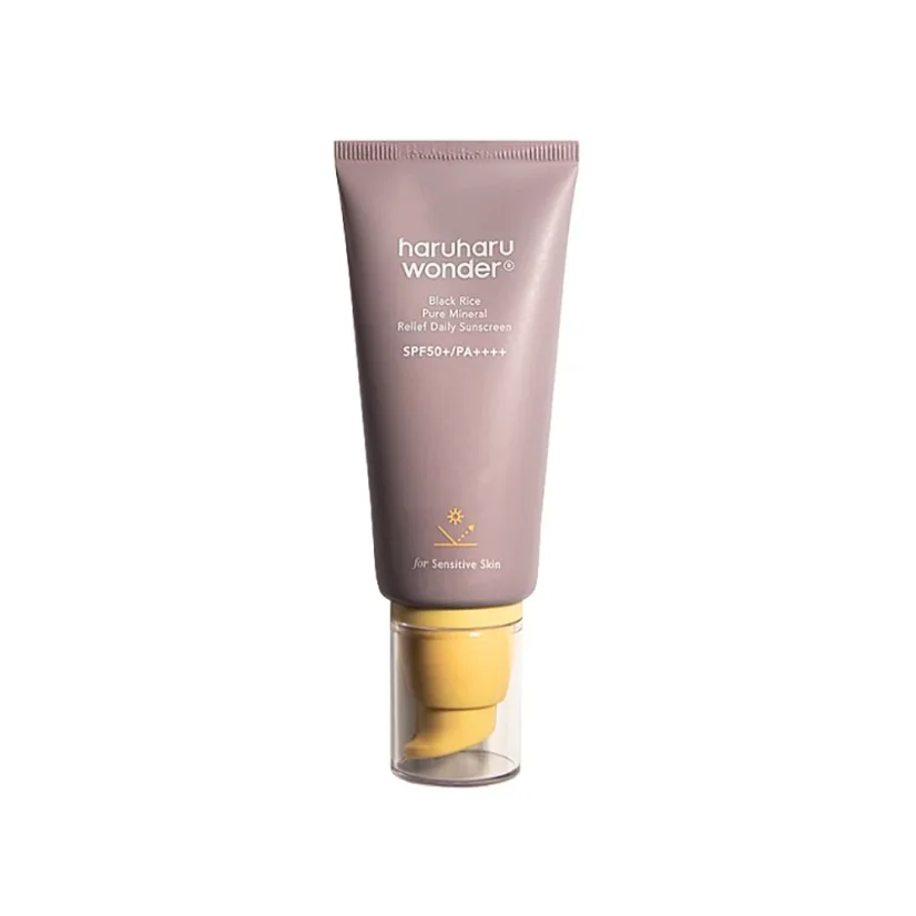 Haruharu WONDER - Black Rice Pure Mineral Relief Daily Sunscreen SPF50+ PA++++ 50ml